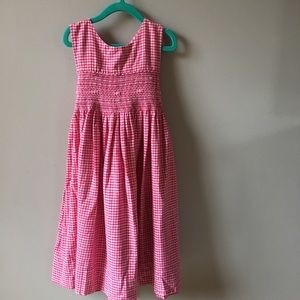 Strasburg pink gingham dress
